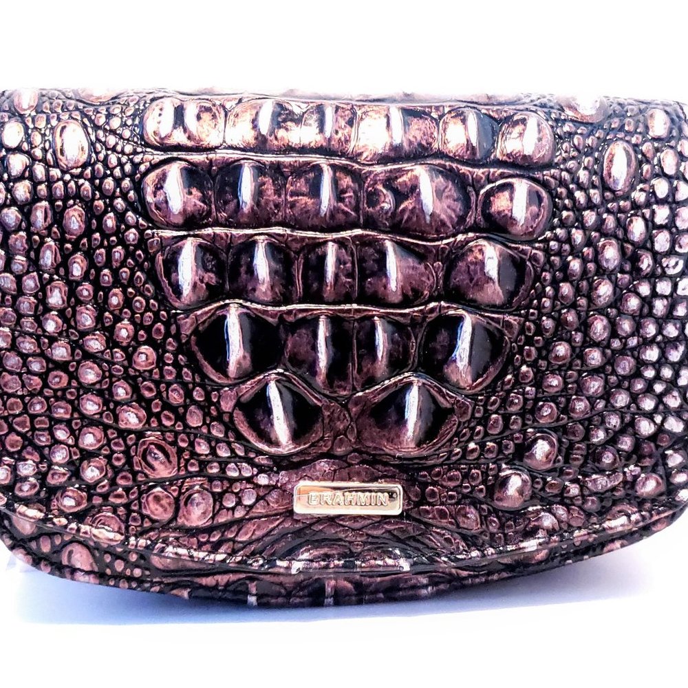 Brahmin Lil Plum Melbourne Convertible Xbody Bag